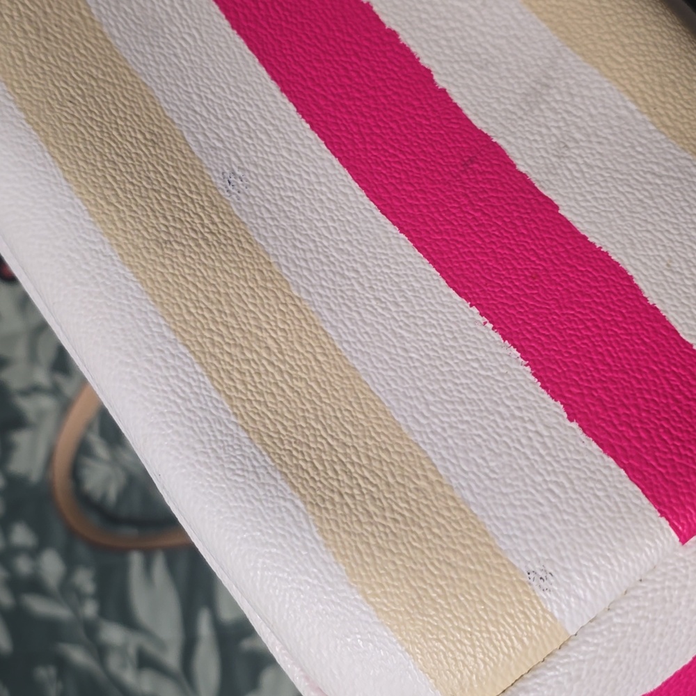 Kate Spade Vibrant Pink and Cream Tote - Picture 9 of 11